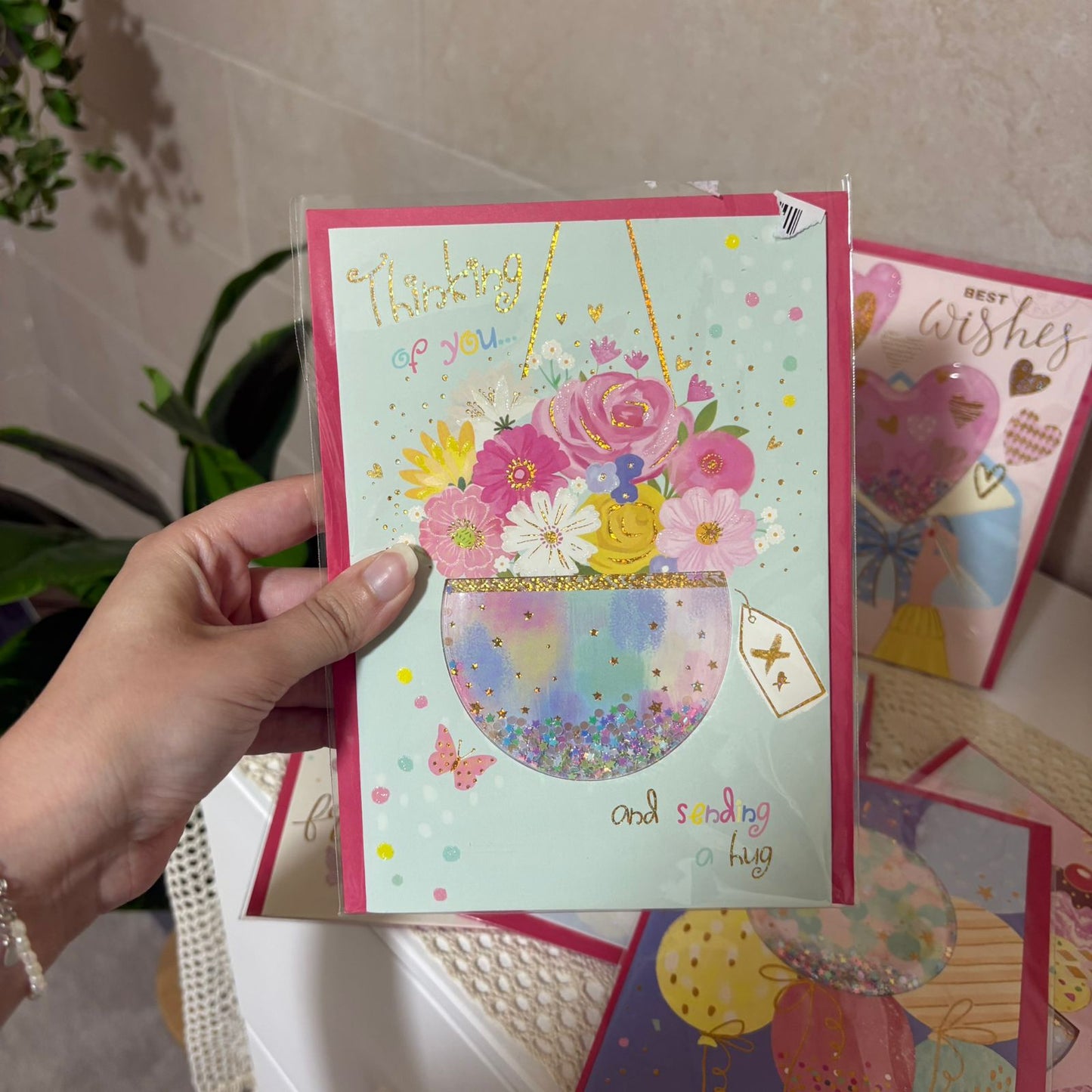 Colorful shaker Cards