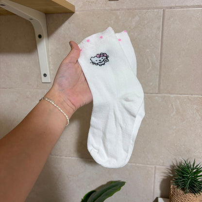 Cute Hello Kitty Socks Set (32-40 shoe size)