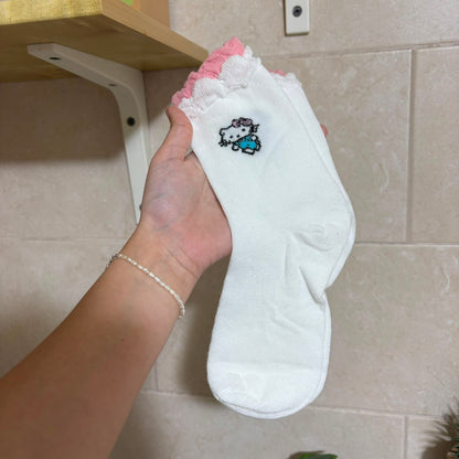 Cute Hello Kitty Socks Set (32-40 shoe size)