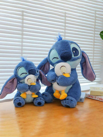 Stitch holding a duck plush toy (70 cm )