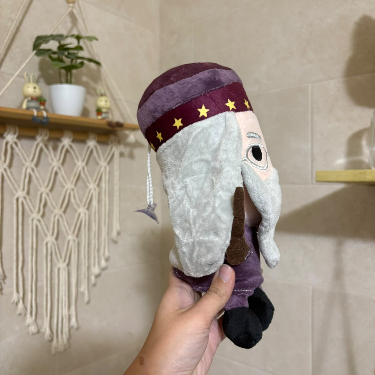 Albus Dumbledore Plush Doll – Cute Wizard Headmaster Stuffed Toy & Desk Decor - Pinky Promise
