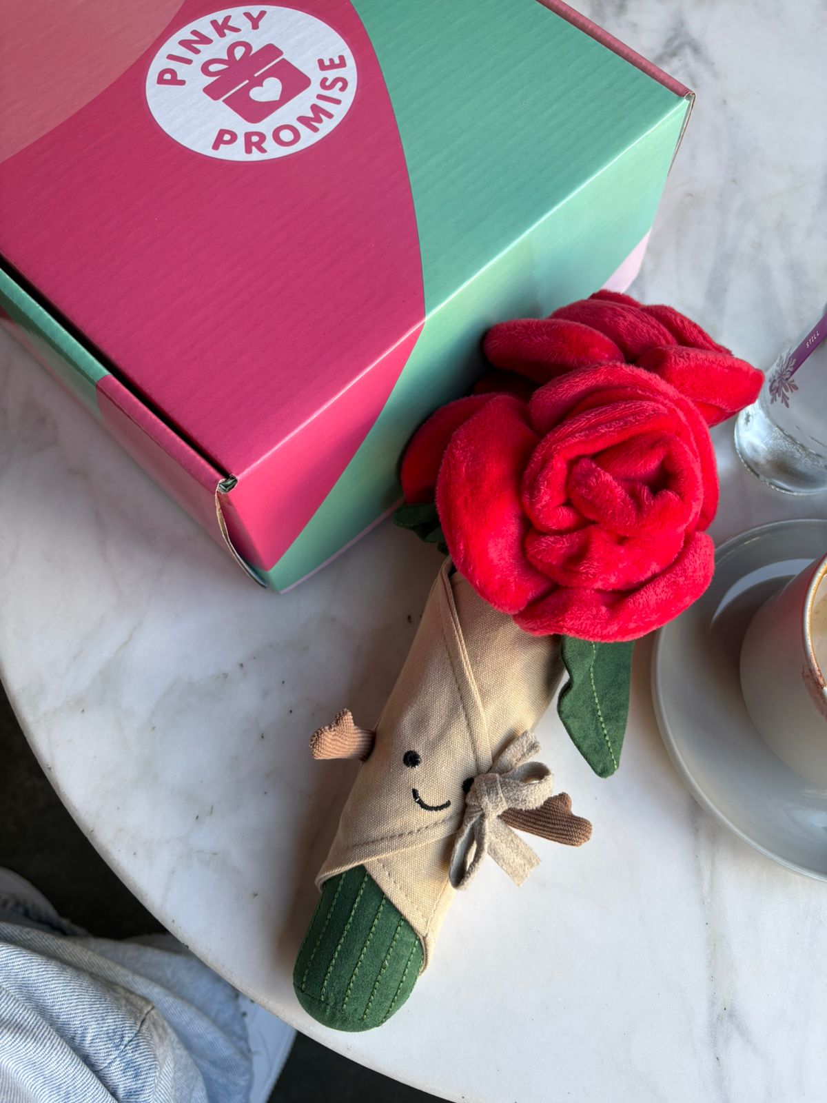 Flower / Roses bouquet plush - 30 cm