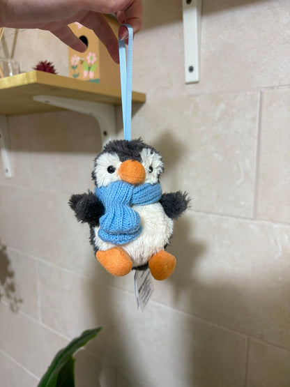 Penguin plush keychain - 10 cm