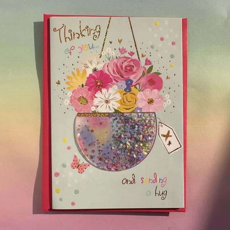 Colorful shaker Cards