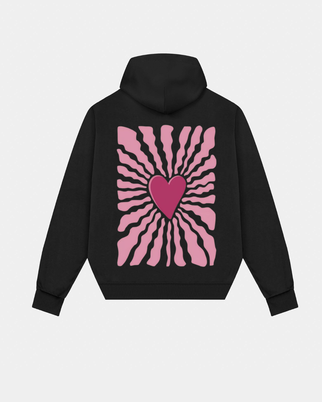 Heart hoodie - Back print