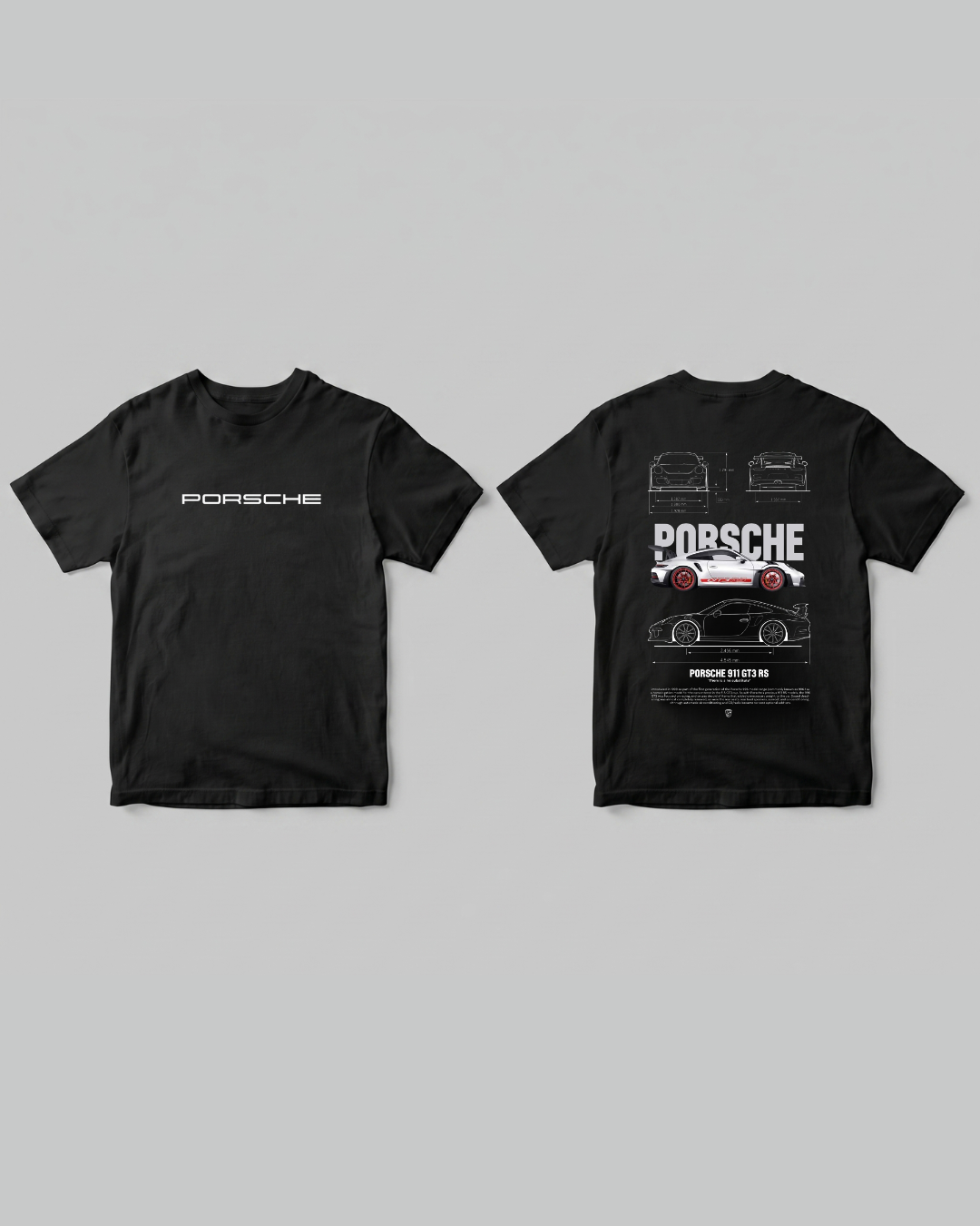 Porsche T-shirt - Front and back