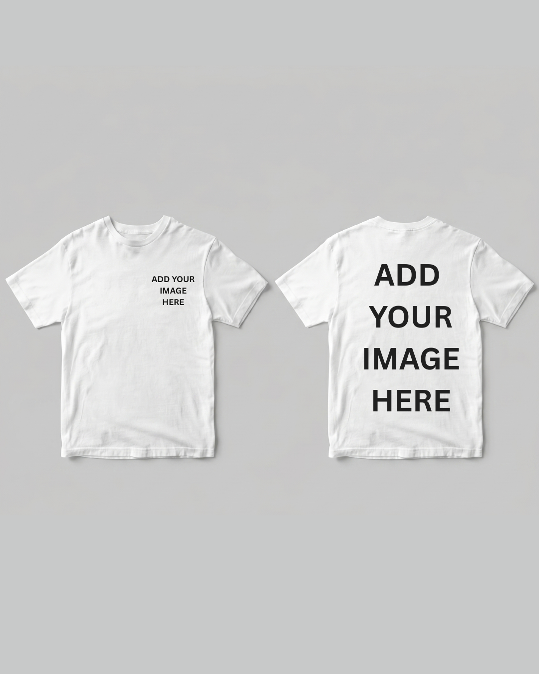 Custom Image T-shirt - Front and Back