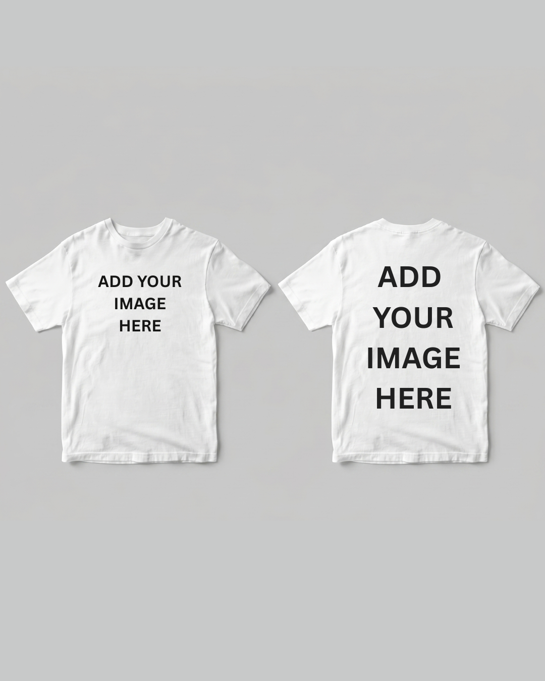 Custom Image T-shirt - Front and Back