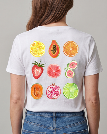 Fruits Summer T-shirt - Front and Back