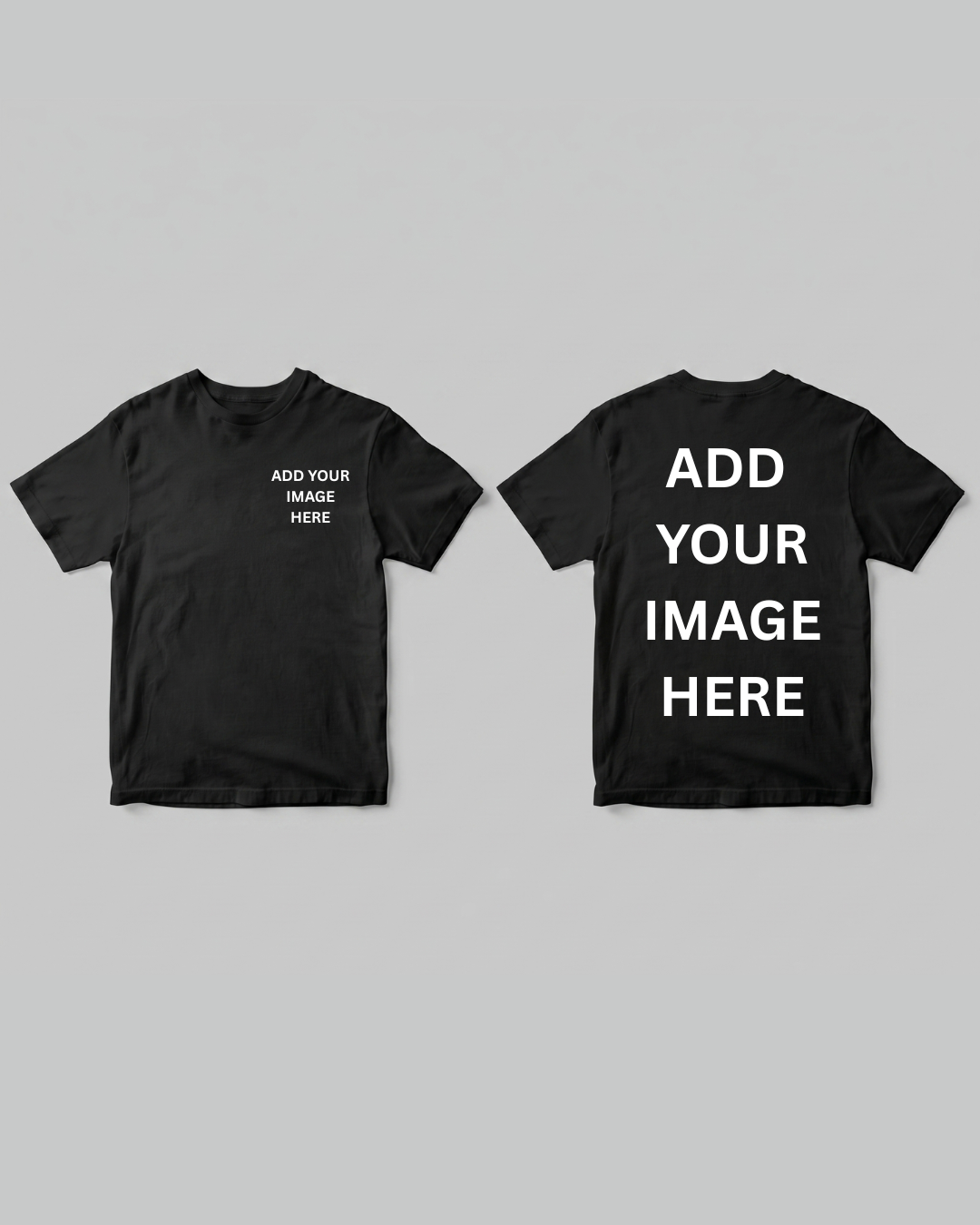 Custom Image T-shirt - Front and Back