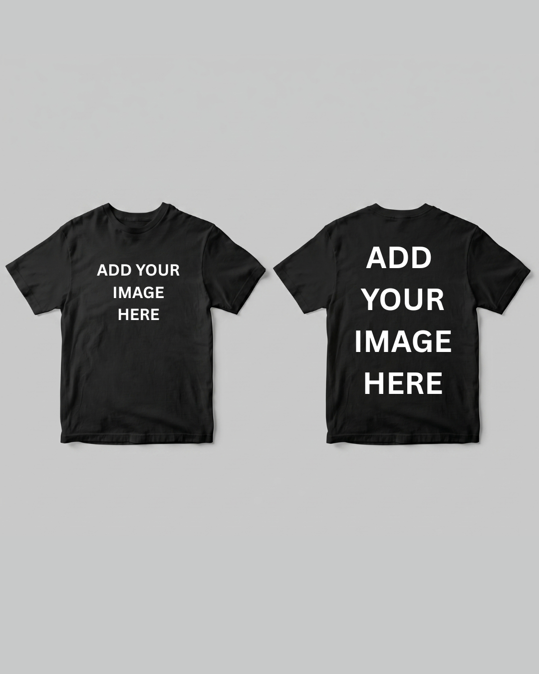 Custom Image T-shirt - Front and Back