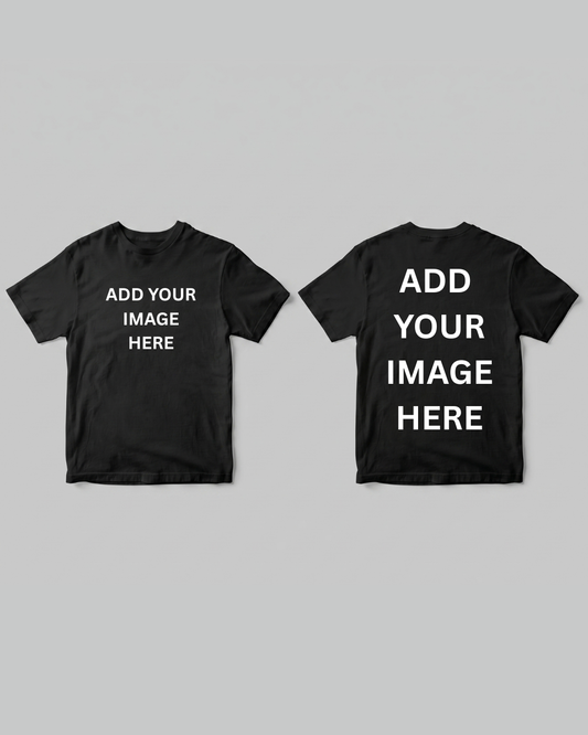 Custom Image T-shirt - Front and Back