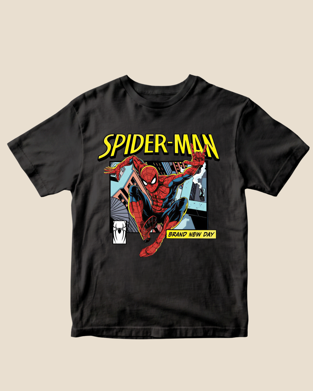 spiderman T-shirt - Brand new day