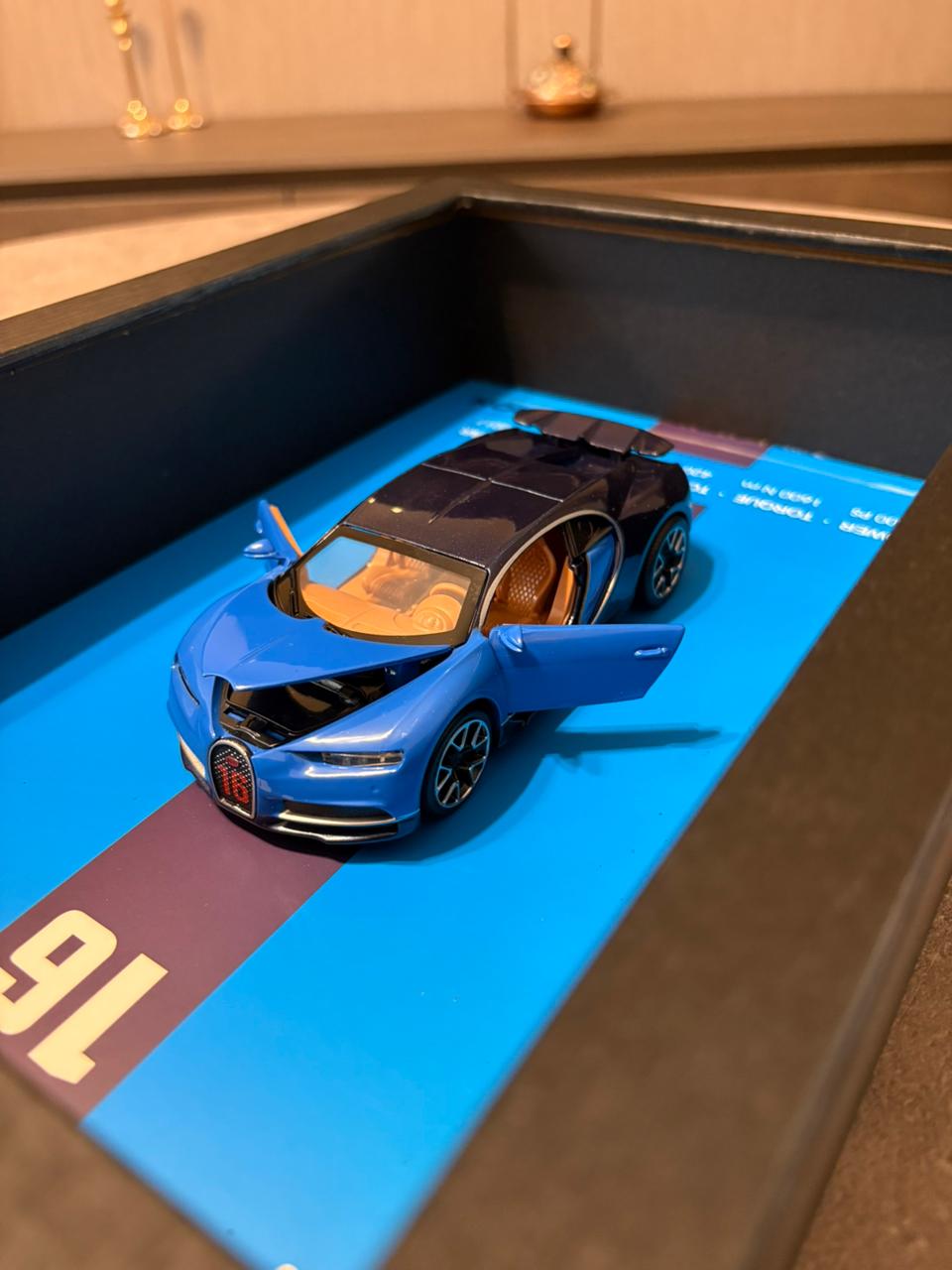 Blue Bugatti Veyron 3D Frame  – 32cm x 23cm - Photo 4 | Pinky Promise