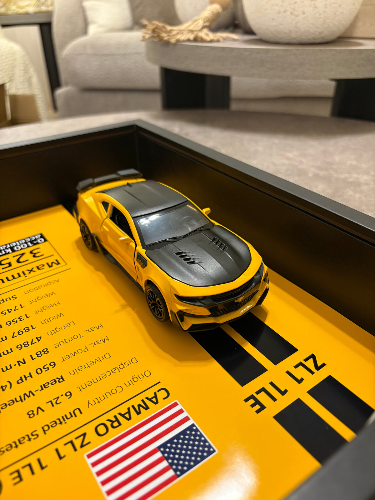 Chevrolet Camaro ZL1 1LE – 3D Diecast Wall Art Display - 32cm x 23cm - Photo 4 | Pinky Promise