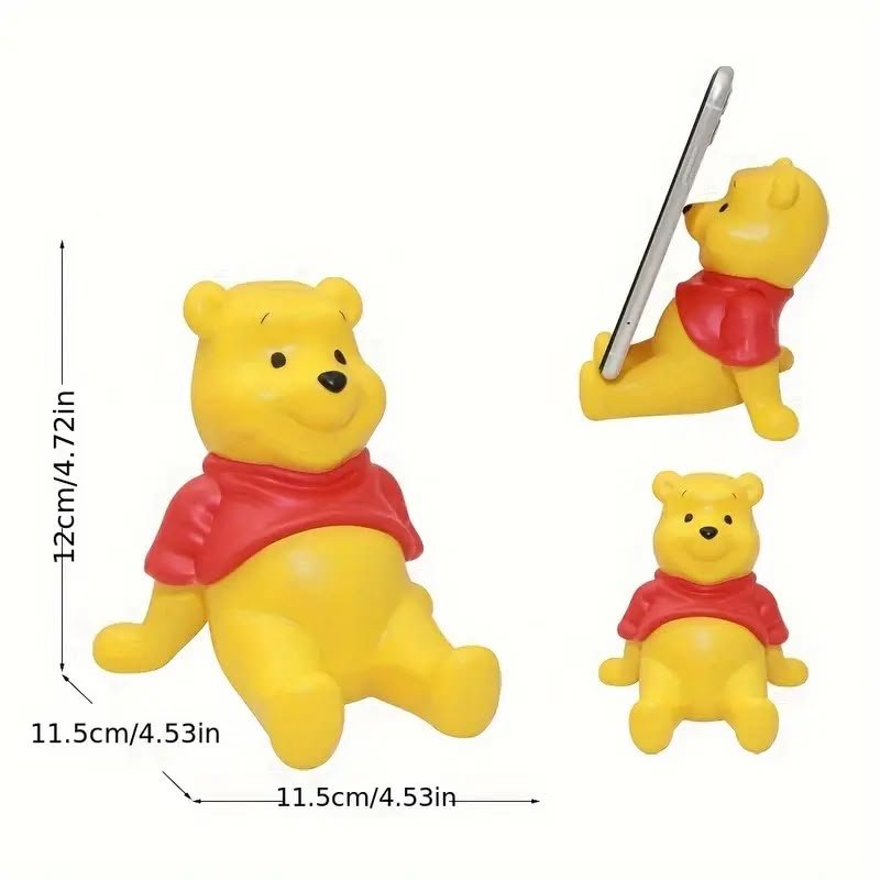 Cute Honey Bear Desktop Phone Stand & Decorative Figurine - Pinky Promise