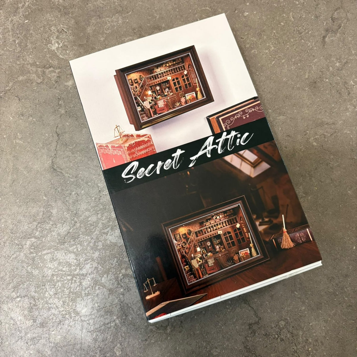 DIY Harry Potter Secret Attic Miniature Kit – 3D Light-Up Wall Frame Nook Craft - Pinky Promise