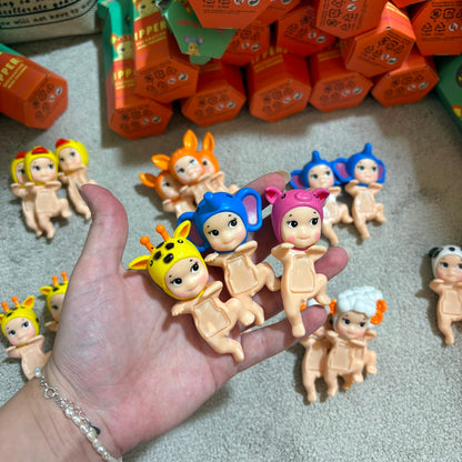 babies in animal costumes figures - hippers - blind box