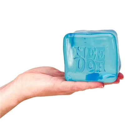 Translucent Squishy Ice Cube Fidget Toy | Stress & Anxiety Relief Sensory Cube