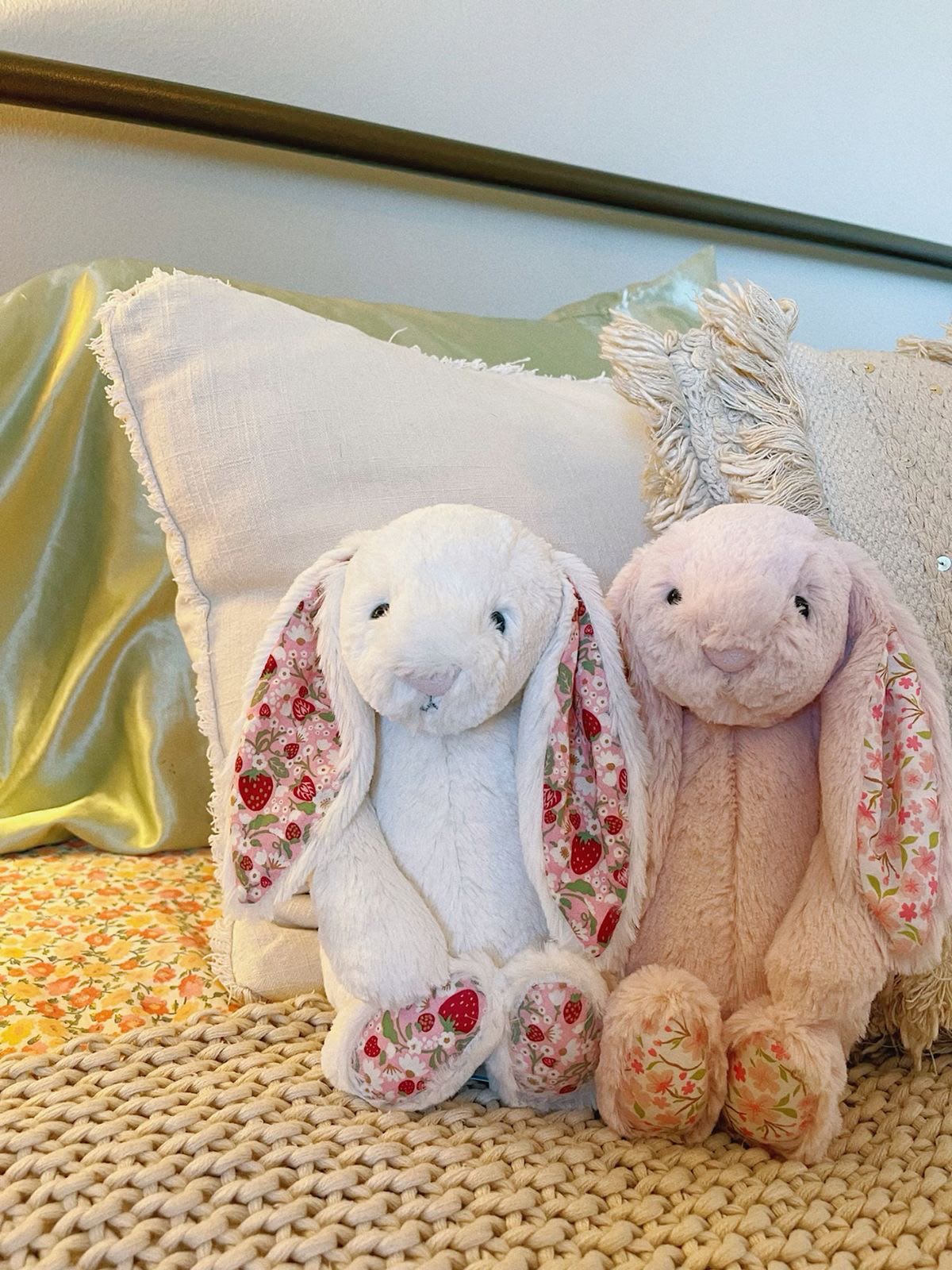 Floral Bunny plush - Pink - 30 cm - Photo 4 | Pinky Promise