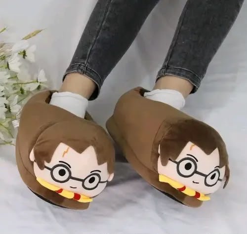 Harry Potter Plush House Slippers (Size 35-42) – Soft Plushie Slippers - Pinky Promise
