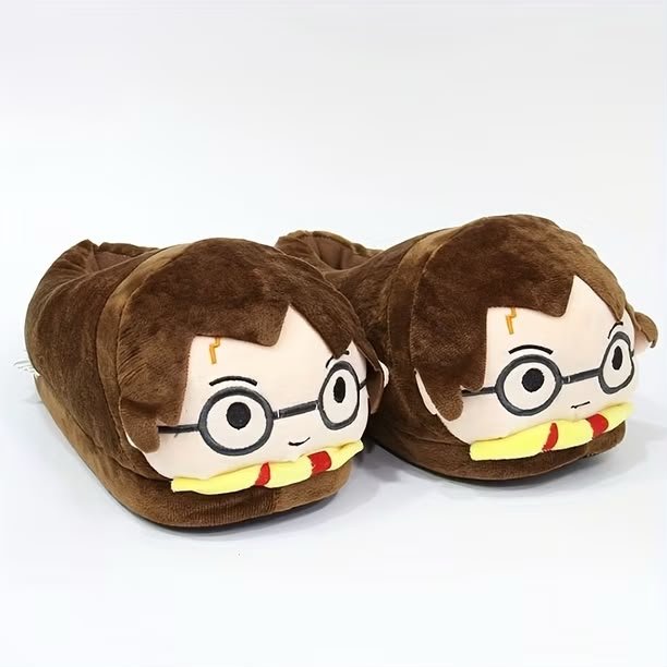 Harry Potter Plush House Slippers (Size 35-42) – Soft Plushie Slippers - Pinky Promise