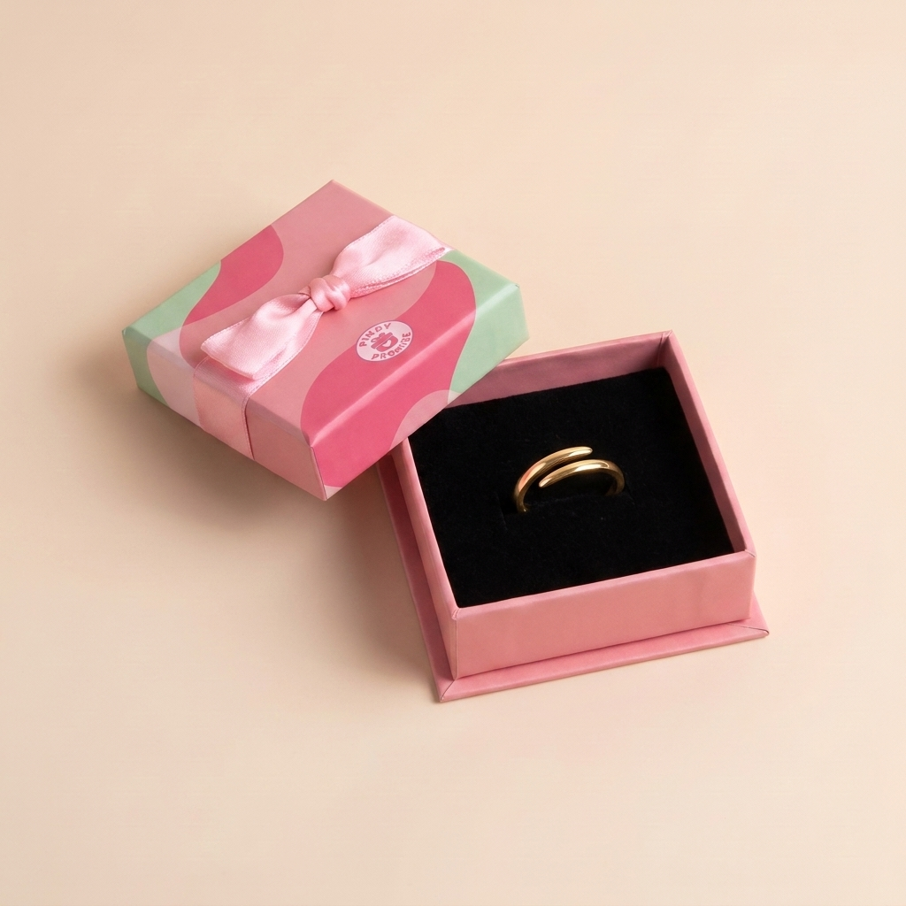 Wraparound Spiral Ring – 925 Sterling Silver, Gold Plated