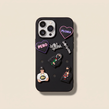 Black charm case