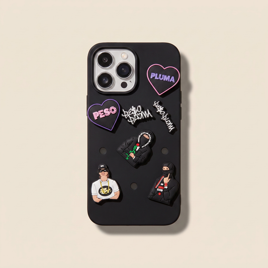 Black charm case