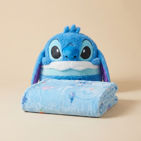 Stitch 2 in 1 pillow and blanket