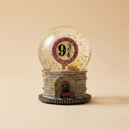 Harry Potter Platform 9 ¾ 9cm Mini Snow Globe – Hogwarts Express Train Base Decor