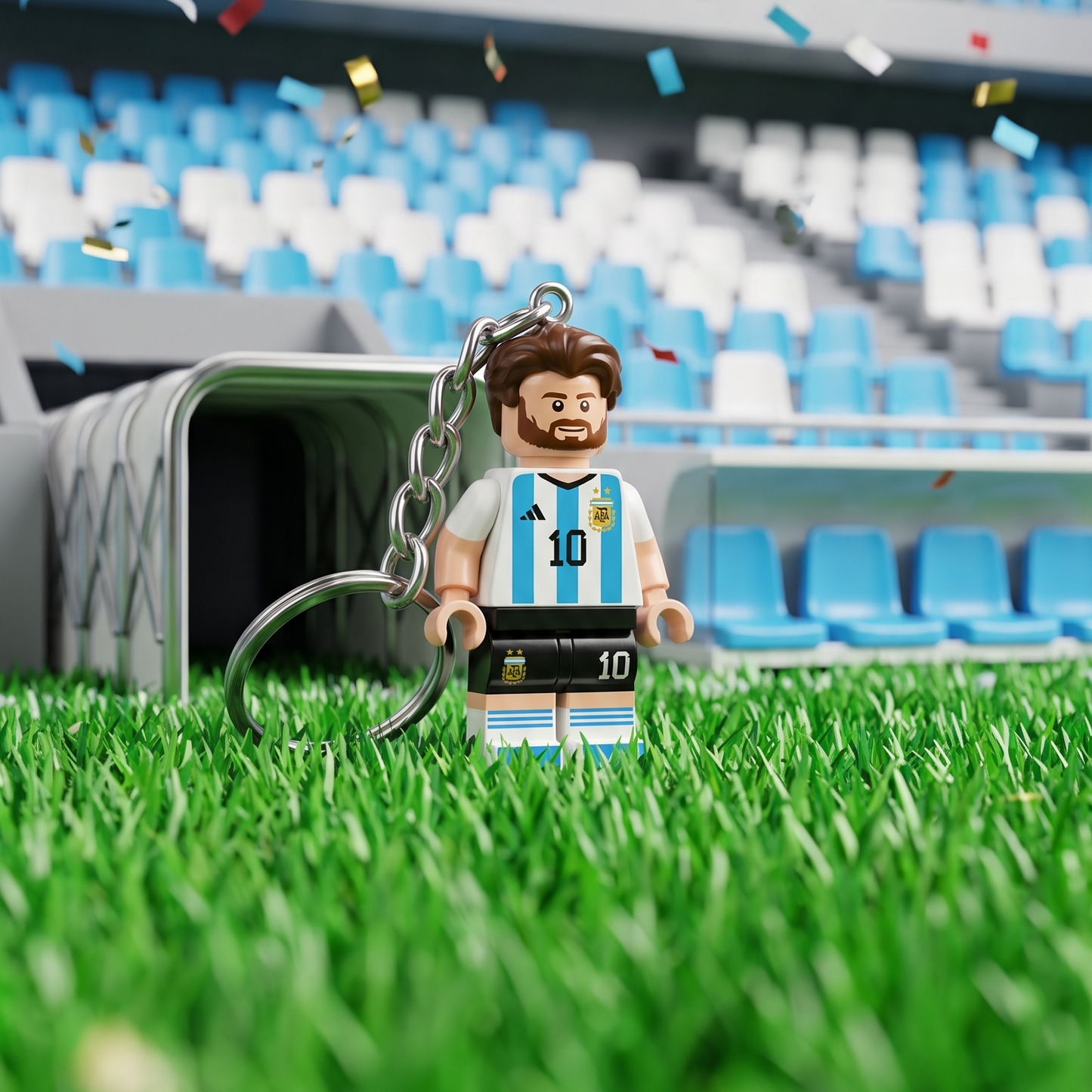 Messi - Argentina football Keychain