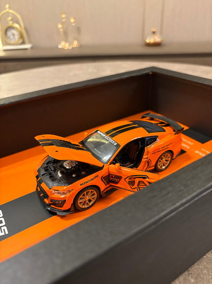Mustang Shelby GT500 3D Shadow Box Wall Art (Orange) – 32cm x 23cm - Close Up | Pinky Promise
