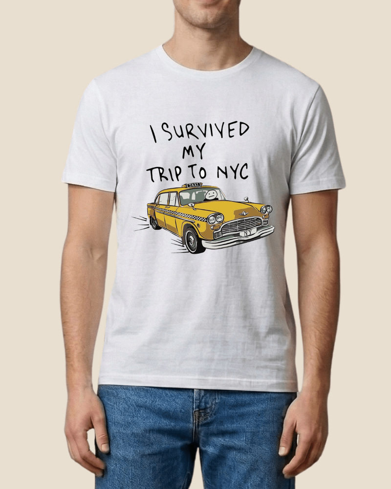 Peter parker - spiderman - I survived my trip to NYC - t-shirt - Pinky Promise