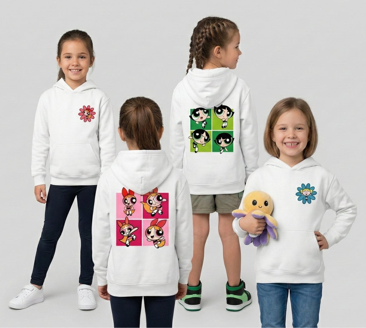 Buy powerpuff gilds Hoodie - Kids Sizes at Pinky Promise