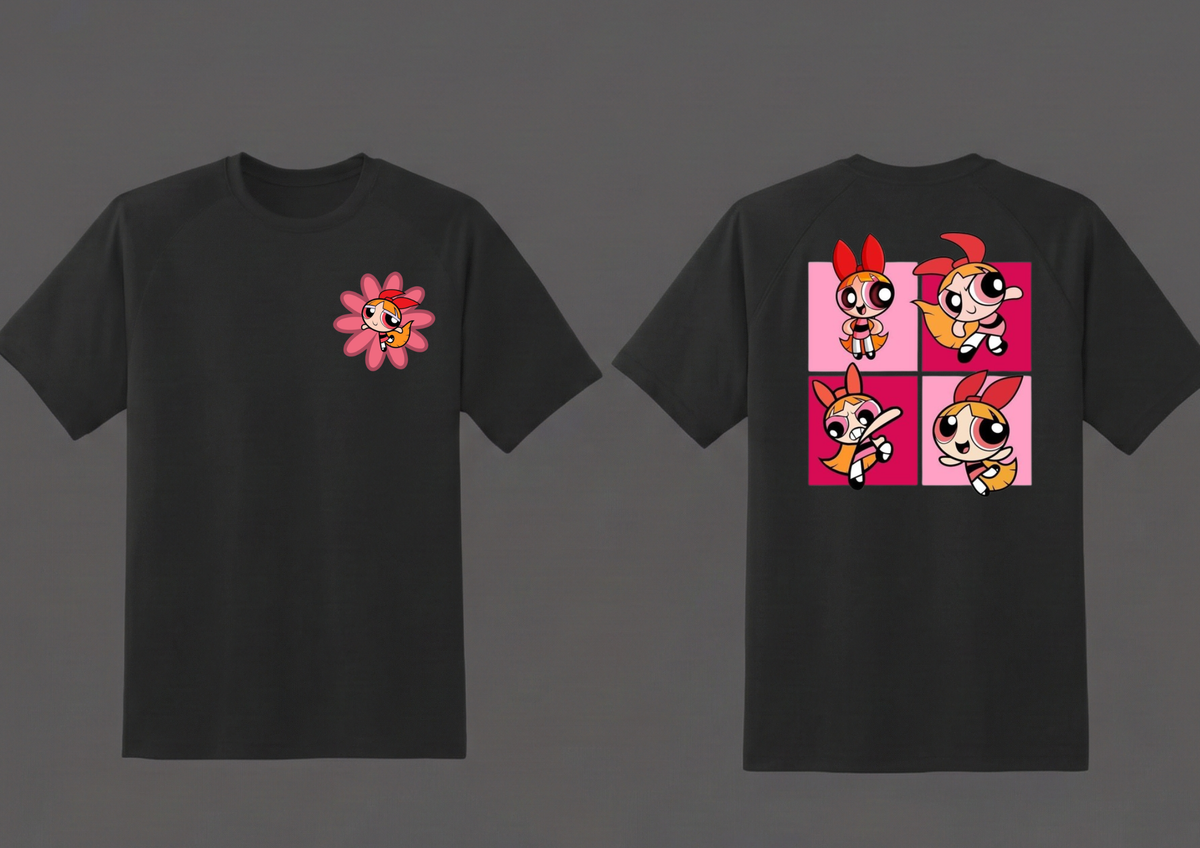 Powerpuff tshirt - Kids Sizes - Close Up | Pinky Promise