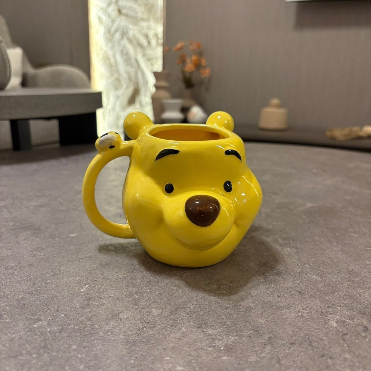 Winnie the Pooh 3D Face Mug with Bee Handle - Pinky Promise