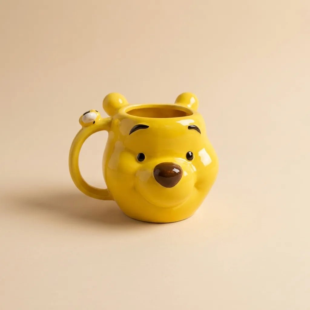 Winnie the Pooh 3D Face Mug with Bee Handle - Pinky Promise